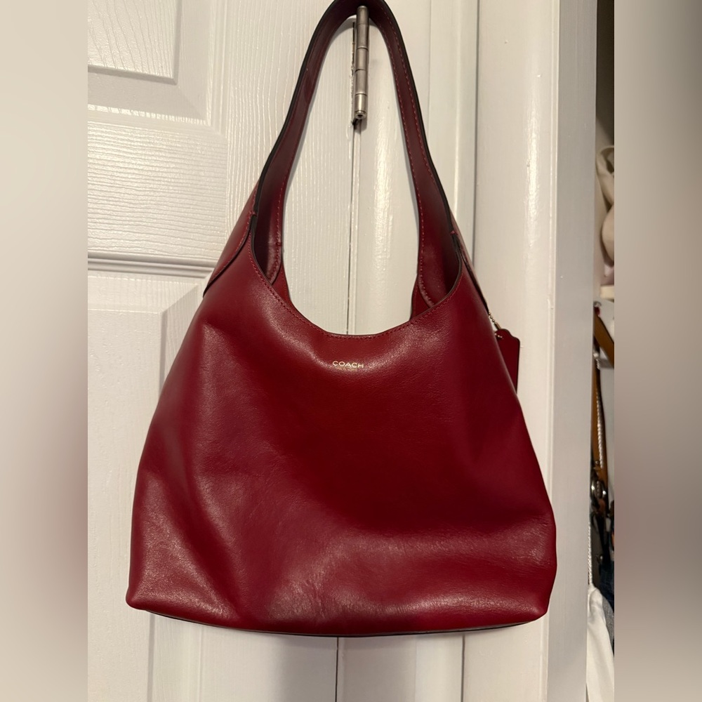 Coach Brooklyn Shoulder Bag 28 - Dark Ruby